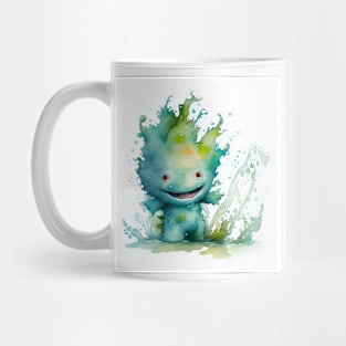 Cute Watercolor Dungeons Water Elemental Mug